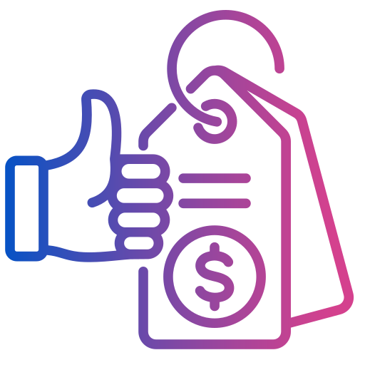 A thumbs-up icon next to a price tag with a dollar sign, representing value and approval for Australia’s best prepaid eSIM plans.